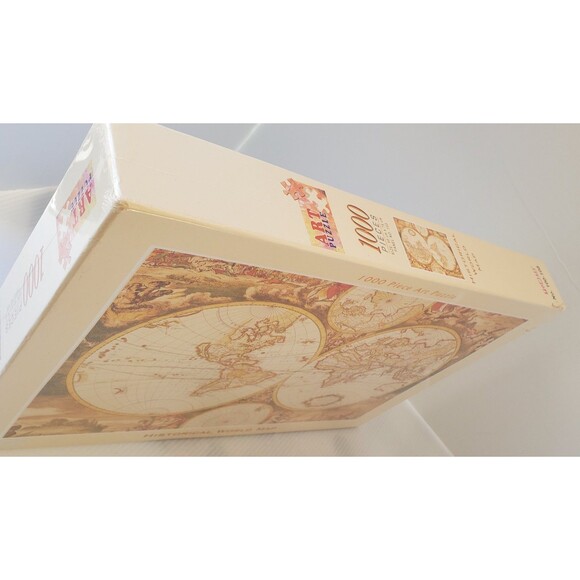 Jigsaw Art Puzzle Historical World Map 1000 pc 50x75 cm Tomax 100-108 Globe New - Picture 2 of 8